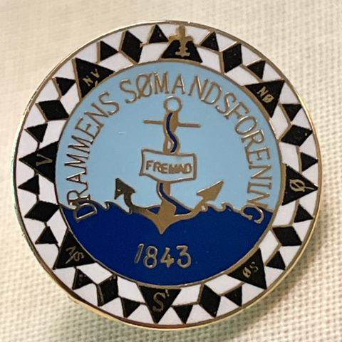 Drammens Sømandsforening 1843 Fremad pin