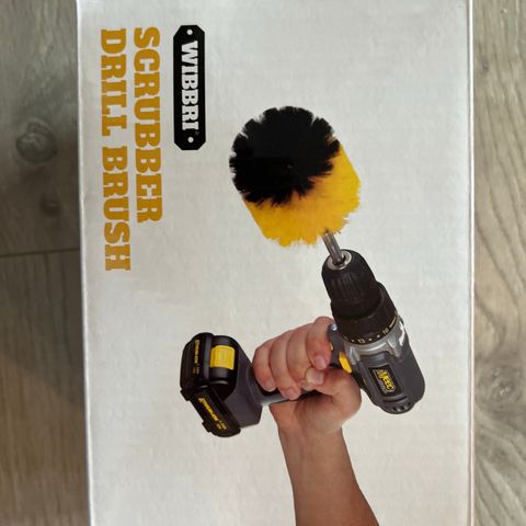 Scrubber drill brush fra Wibbri