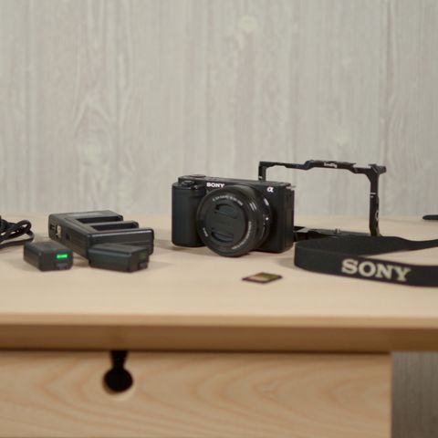 Sony ZV-E10 + Extra! Billig!! **RESERVERT**