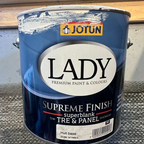 Lady Supreme Finish hvit