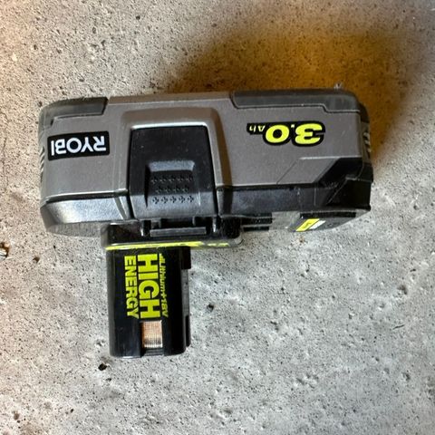 Ryobi 18v 3.0ah Batteri