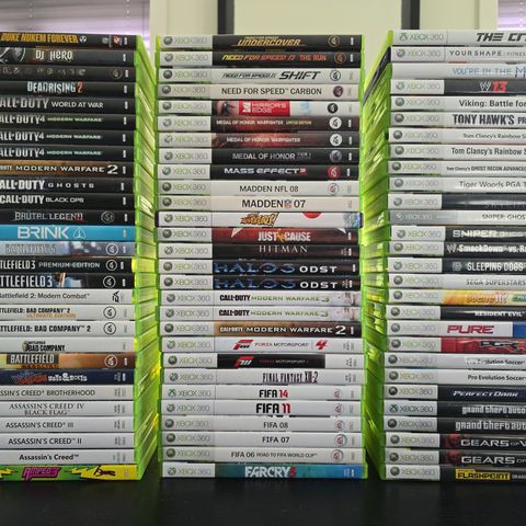 Masse Xbox360-spill selges