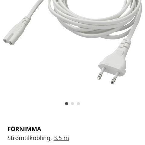 FÖRNIMMA Strømtilkobling, 3.5 m