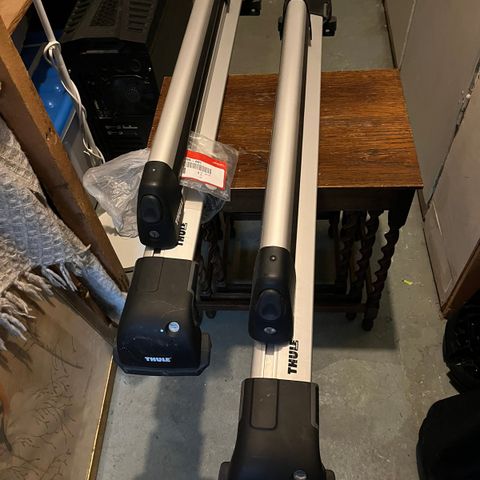 Thule Wingbar Edge m Thule skistativ