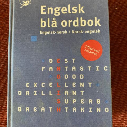 Engelsk blå ordbok: engelsk-norsk/norsk-engelsk