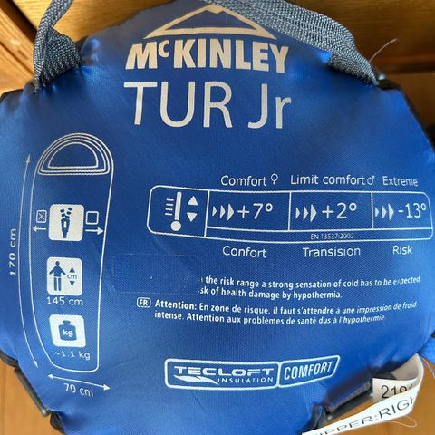 McKINLEY TUR Jr sovepose (170 cm)