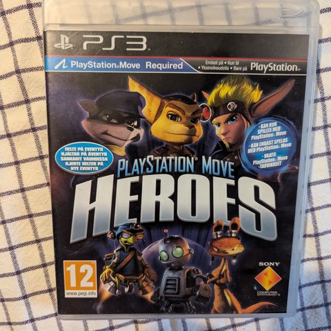 Playstation Move Heroes til Playstation 3 selges!