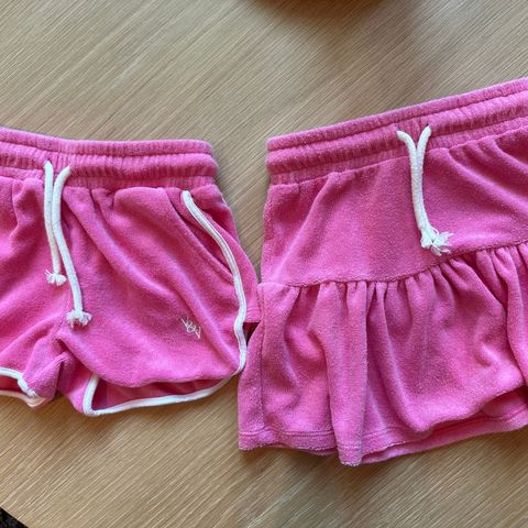 Vilje og Ve shorts og skjørt rosa str 98 og 104