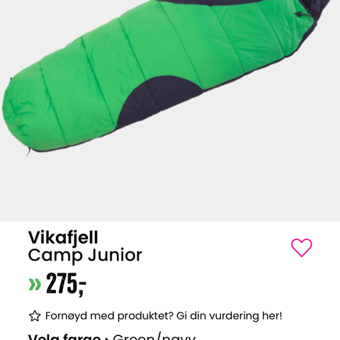 Sovepose vikafjell jr