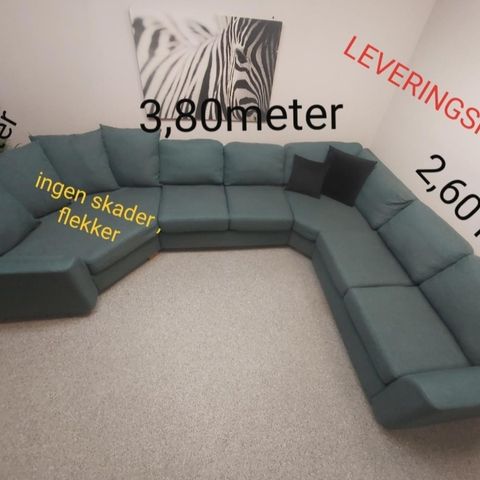 Stor/billig sofa /gratis frakt inn i Oslo