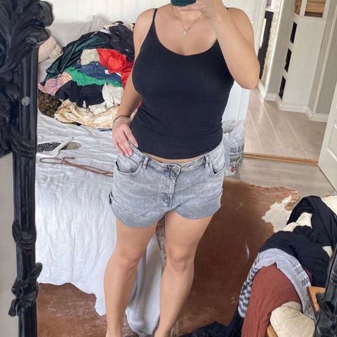 Denim shorts