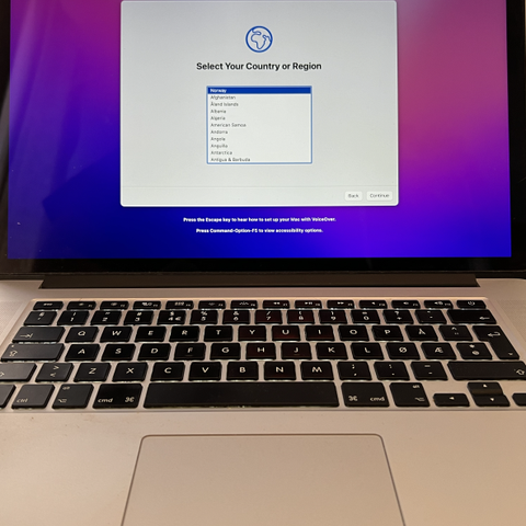 MacBook Pro (Retina, 15-tommers, mid 2015) Nytt batteri fra 2019