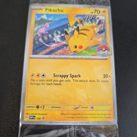 Pikachu 2024 - World Championships SVP EN 190 (promo) sealed