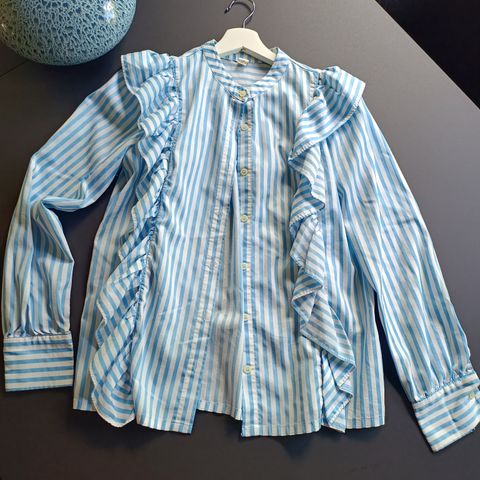 Classic Blue and white striped shirt