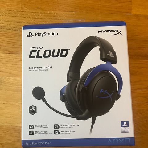 Helt nytt gaming headset til ps5