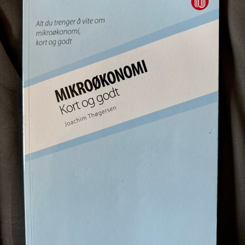 MIKROØKONOMI - Kort og godt ØASØK1000