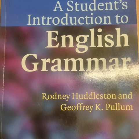 RESERVERT A student’s introduction to English grammar