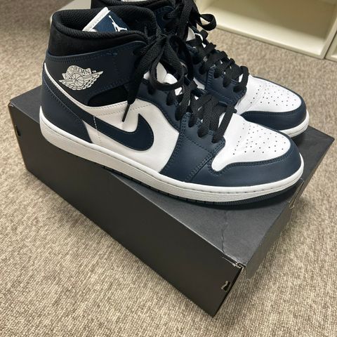 Nike Jordan 1 Mid Armory Navy/White/Black str 44