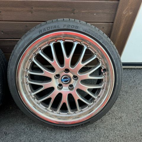 19" Felger med 235/35 sommerhjul 5x108 Volvo Ford