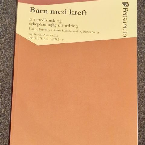 Barn med kreft