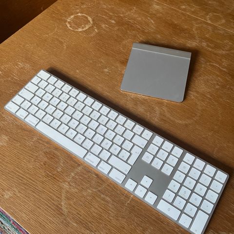 Appletastatur + trackpad