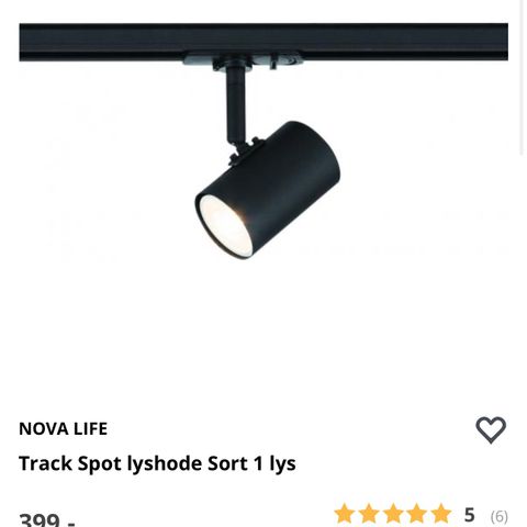 Nova life - track spot lyshode sort