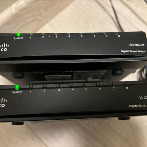 To stk Cisco SG200-08 Gigabit Smart Switcher