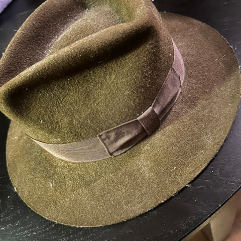 Indiana Jones fedora hatt 100% ull