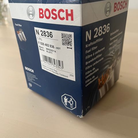 Mercedes Benz nytt dieselfilter (Bosch)