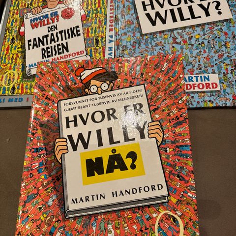 3 x Hvor er Willy? - Martin Handford