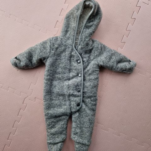 Vinterdress ull baby str 56