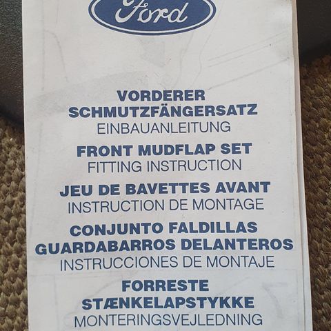 Skvettlapper til Ford Mondeo