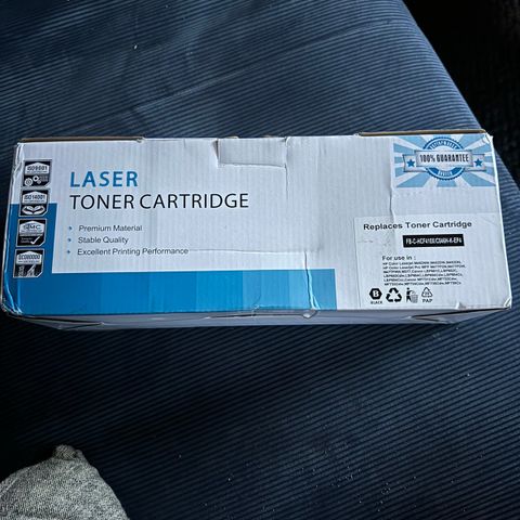 Laser toner cartridge svart