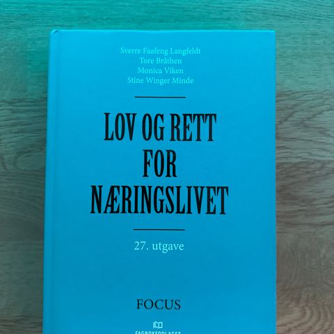 Lov og rett for næringslivet