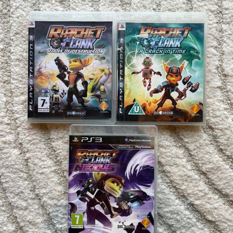 Ratchet & Clank spill til PlayStation 3 PS3