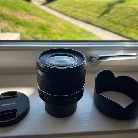 Samyang 50mm 1.4 II AF inkl Dock! Alt for 4400!