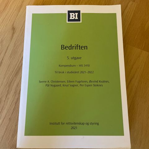 Bedriften 5 utgave