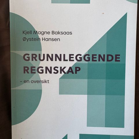 GRUNNLEGGENDE REGNSKAP - en oversikt ØABED1000