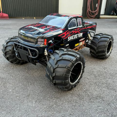 HSP Skeleton Monstertruck 1/5 4WD Bensinbil 32CC 2.4 Ghz RTR