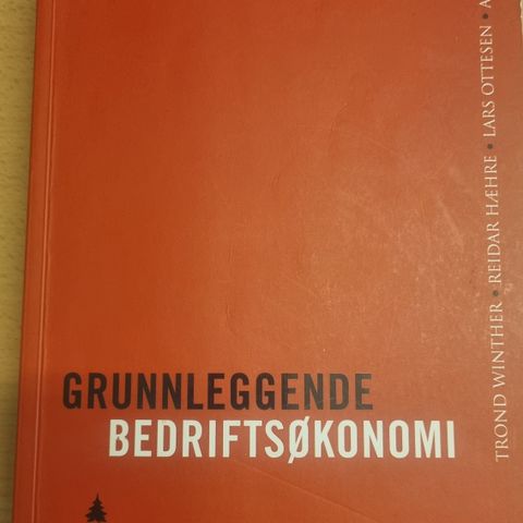 Grunnleggende Bedriftsøkonomi