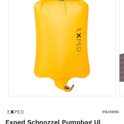 Exped Schnozzel Pumpbag Ul Cornyellow