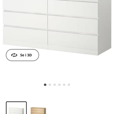 Malm kommode