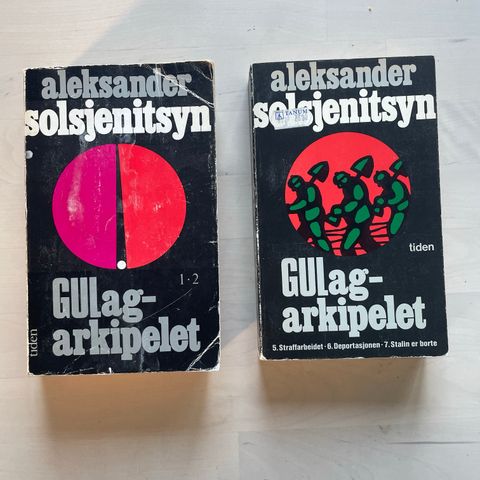 Solsjenitsyn «GULag-arkipelet» 1-2 og 5-6-7