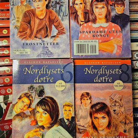 Nordlyset Døtre nr 4 , 5 , 6 og 8