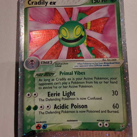 Cradily EX - #90/95 - Pokémon kort