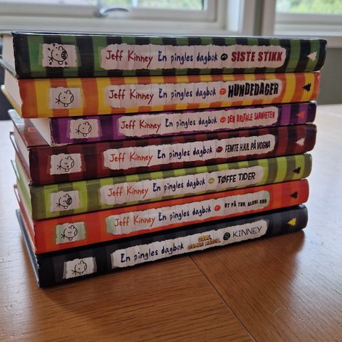 En pingles dagbok, Jeff Kinney, 3, 4, 5, 7 og 10