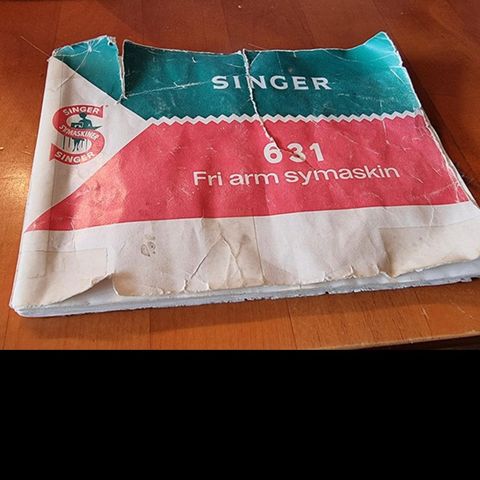 Bruksanvisning symaskin SINGER  631 G