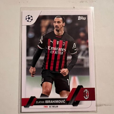 Zlatan Ibrahimović fotballkort