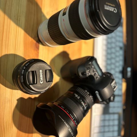 Canon 6Dm2 fotopakke selges (Fullformat)