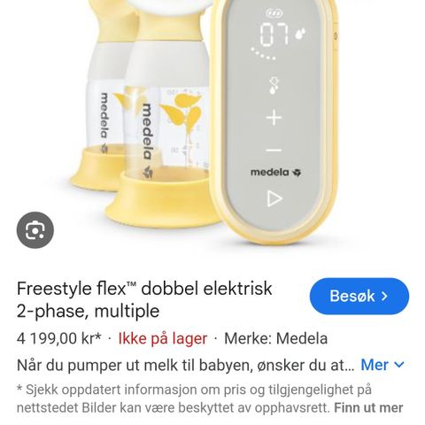 Medela Freestyle Flex brystpumpe